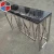 Import Black marble reception desk in gold from China