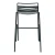 Import Black Metal  Bistro Chairs Outdoor Folding Bar Chair Stool High Chair from China