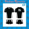 black white club sportswear excellent quality rugby football wear