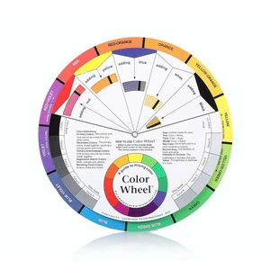 Body Art Paint Colors Wheel Of Airbrush Tattoo Accessories