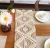Import Bohemia Handwoven Decor Wedding Table Runner with Tassels Bedroom Kitchen Coffee Table Decor from China