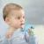 Import BPA free 100% food grade silicone Whale shape baby teether and soother toy Cartoon silicone baby whale teether from China