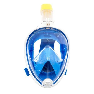 Breath Easy Full Dry Diving Mask Full Face 180 degree swimming mask and snorkel