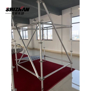 British standard construction scaffolding with platform/ladder