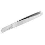 BROW COMB TWEEZER/Stainless Steel Hair Removal Eyebrow Tweezers With Eye Brow Comb Beauty Tools