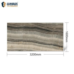 Brown Compound Factory Wooden Ceramic Floor Tile 1600 * 3200 Mm Bathroom Bulletproof China Ceramic Tile