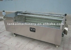 brush type fruit and vegetable cleaner, poato, apple, cucumbers cleaning machine Fruit and vegetable washer