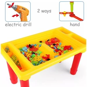 Building block kids educational toy electronic drill diy educational toys 425pcs