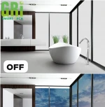 Building glass pdlc smart glass/smart film