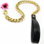 Bulk Discount Stainless Steel Casting Collar 32MM Bright Dog Neck Chain