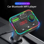Car FM Transmitter MP3 Player Wireless Handsfree Car Kit Receiver Adapter with PD USB Phone Charger