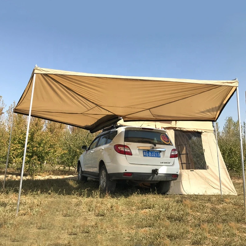 car tent hot sale Auto side Awning/Foxwing awning with annex room