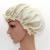 Cara New Women Luxury Metallic Print Satin Silk Bonnet Sleep Night Cap Head Cover Bonnet Hat For Curly Hair