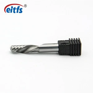 carbide heat resistant single flute end milling  cutters for wood