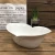 Import CC170white ceramic artware soup bowl with pattern design for restaurant and hotel use from China