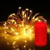 CE RoHS LED copper wire string lights festive party supplies