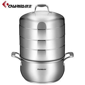 Charms Stainless Steel Non-stick dim sum steamer For Sale