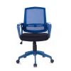 Cheap Blue Mid-back Task Seat Executive Adjustable Black Nylon Base Computer Swivel Mesh Office Chair