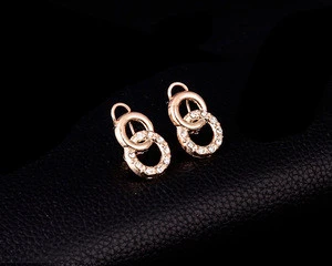 Cheap bridal wedding rhinestone Ring bracelet necklace earring jewelry sets