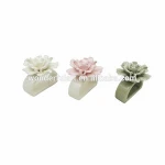 cheap bulk Beauty rose flower wedding gift porcelain napkin ring wedding,rose napkin ring flower,rose gold napkin ring