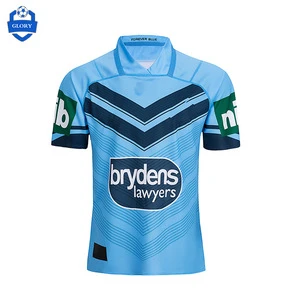 Cheap wholesale 2018 2019 sublimation custom rugby jersey