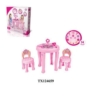 children kindergarten furniture toys princess study table and chair set