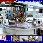 China automatic gypsum board manufacturing machine/plaster of paris ceiling tiles board production line