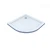 Import China Factory Custom Corner Square Pure Color Portable ABS Bathroom Shower Tray from China