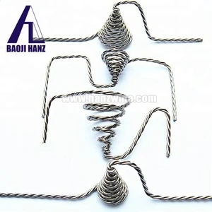 China Factory Price 0.76mm Twisted Tungsten Wire in Making Coiled and Filaments