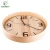 Import China Factory ready stock wooden wall clock real wood color custom brand wall clock decorative from China