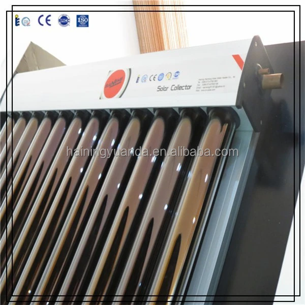 China High Quality Solar Water Collector with Heat Pipe For House Heating and Hot Shower Water(12tube)