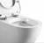 Import China High quality Western bathroom WC round wall hung toilet for concealed P-trap 180mm back to wall toilets from China