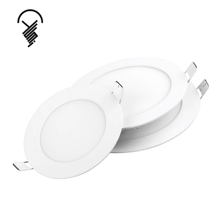 China hot selling 5w/7w/9w/12w/15w slim surface mounted round square led panel light