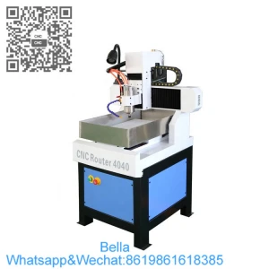China Jinan cnc factory desktop metal engraving machine small metal cnc router 4040 optional color with DSP control