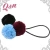 Import China manufacturer 221 color in stock custom cotton polyester wool pom pom from China