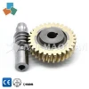 China supplier different kinds of high precision worm gears set / motocross gear / helical teeth deg angle transmission gear