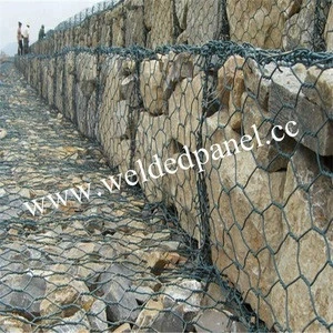 China Supply Galvanized/PVC Coated Gabion Wall/ Gabion Basket Wire Mesh
