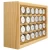 Import China Wholesale Kitchen Portable 24 Clear Bottle 4 Tier Herb And Spice Shelf Bamboo Mounted Spice Rack from China