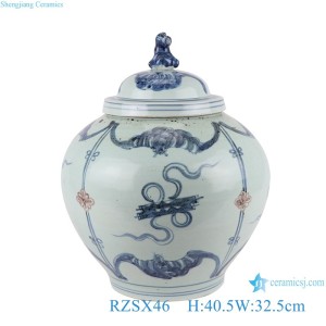 Chinese Culture Glazed Red Qin, Chess, Calligraphy and Painting Hand Painted Ceramic Lidded Ginger Jars