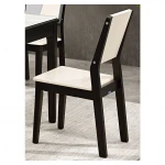 Chinese dining room furniture set Toughened Armored glass dining table and dining chair
