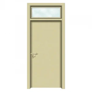 Chinese Factory Laminate Designs Solid Wood Panel Wooden Flush Door