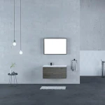 Chinese Home Furniture White Basin Modern Bathroom Vanity in Hangzhou
