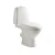 Import Chinese manufacturer promotion two piece dual flush ceramic toilet bowl from China