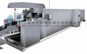 chocolate  snack wafer biscuit production making machinery  line