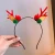 Import Christmas antler hairpin small clip adult children headpiece decoration headband antler hairpin girl hair accessories from China