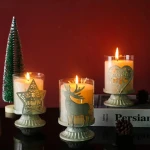 Christmas Candles Molds Vessels Luxury Wedding Decorative Containers For Candles