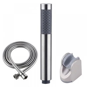 Chrome ABS Plastic Rain Shower Head With Shower Accessories and Shower Hose