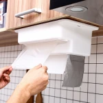 Citylife Three Using Home Kitchwen Bathroom Wall Mounted plastic bag Ciling film Tissue Box Holder