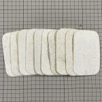 CK001 Bleached 7*11cm eco friendly Dish Sponge Loofah Pad Kitchen Tableware Dish washing Scrubber Cleaning Sponge
