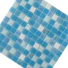CNK China wholesale hot-melt glass blue mosaic malaysia swimming pool tiles